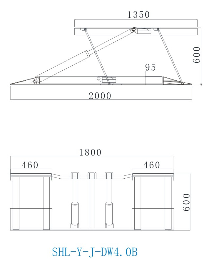 SHL-Y-J-DW4.0B Mid-rise/movable Scissor Lift